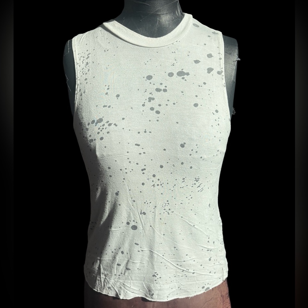 Gaze paint spatter tank top USA